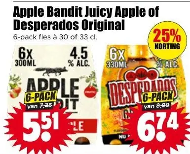 Apple Bandit Juicy Apple of Desperados Original