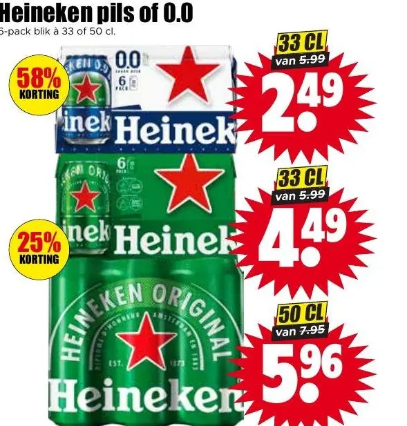 Heineken pils of 0.0