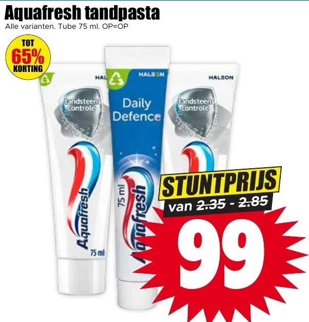 Aquafresh tandpasta
