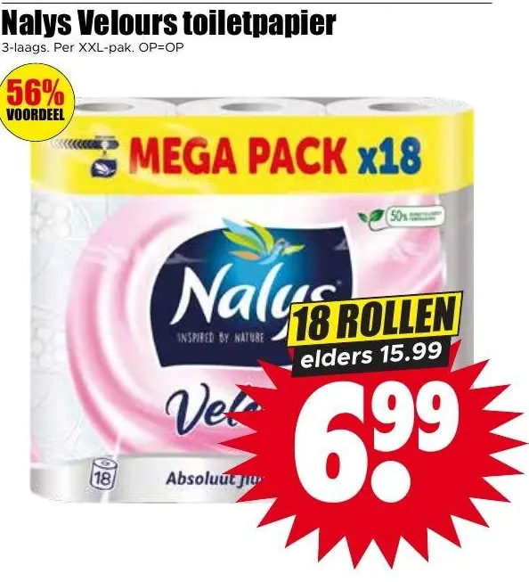 Nalys Velours toiletpapier