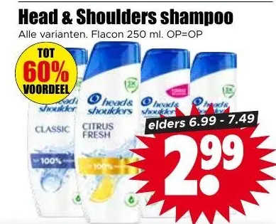 Head & Shoulders shampoo