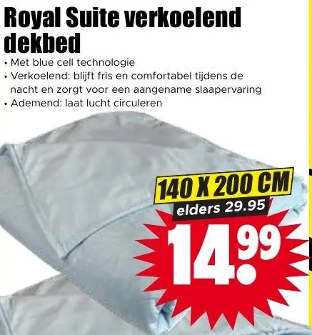 Royal Suite Verkoelend dekbed 140 x 200 cm