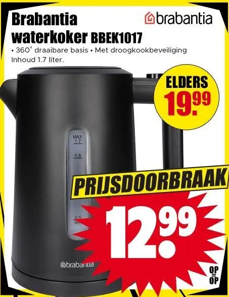 Brabantia waterkoker