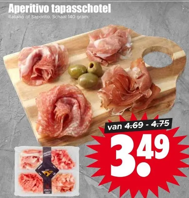 Aperitivo tapasschotel