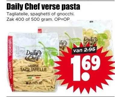 Daily Chef verse pasta