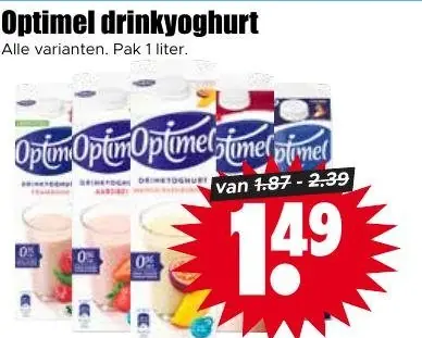 Optimel drinkyoghurt
