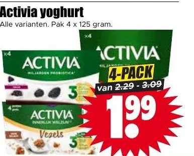 Activia yoghurt