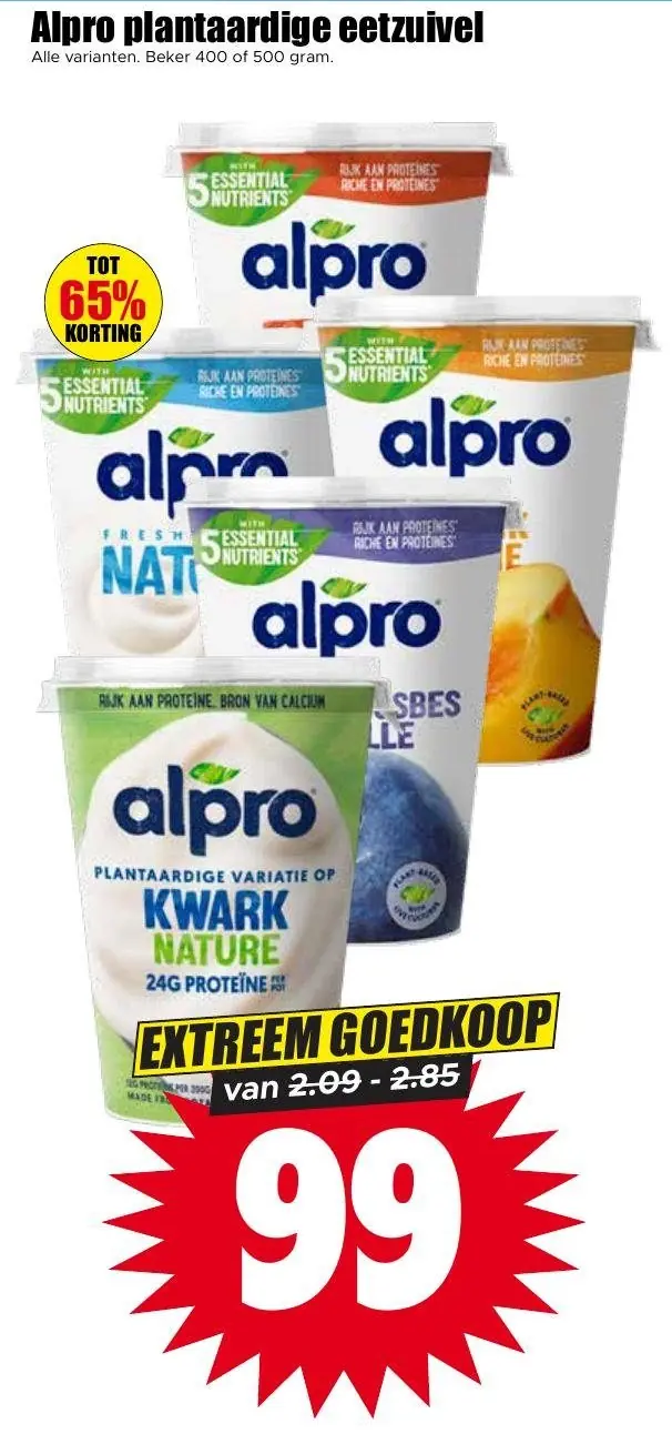 Alpro plantaardige eetzuivel