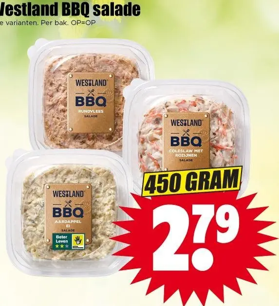 Westland BBQ salade