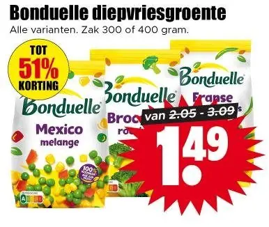 Bonduelle diepvriesgroente