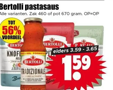Bertolli pastasaus