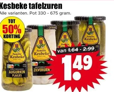 Kesbeke tafelzuren