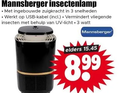 Mannsberger insectenlamp