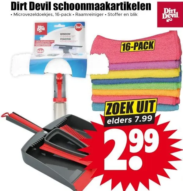 Dirt Devil schoonmaakartikelen