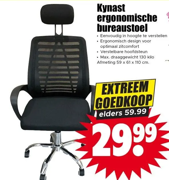 Kynast ergonomische bureaustoel