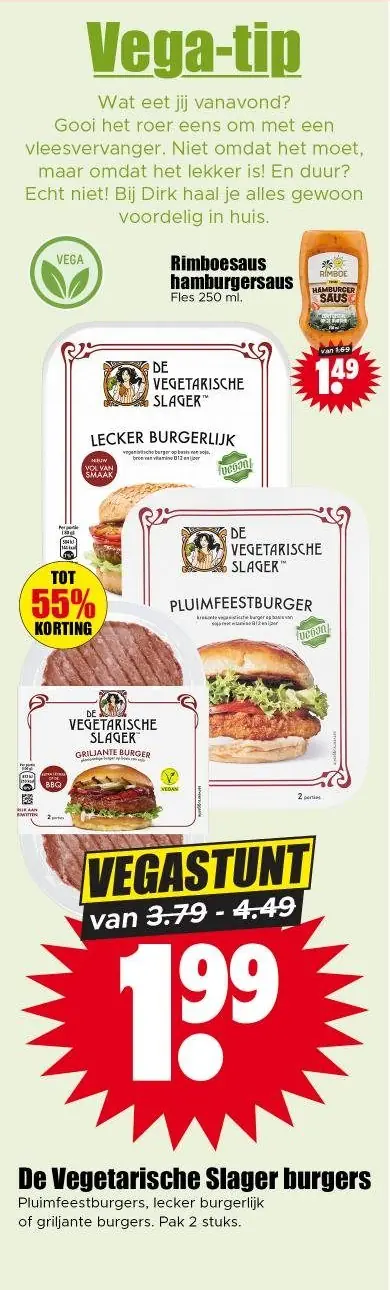 De Vegetarische Slager burgers