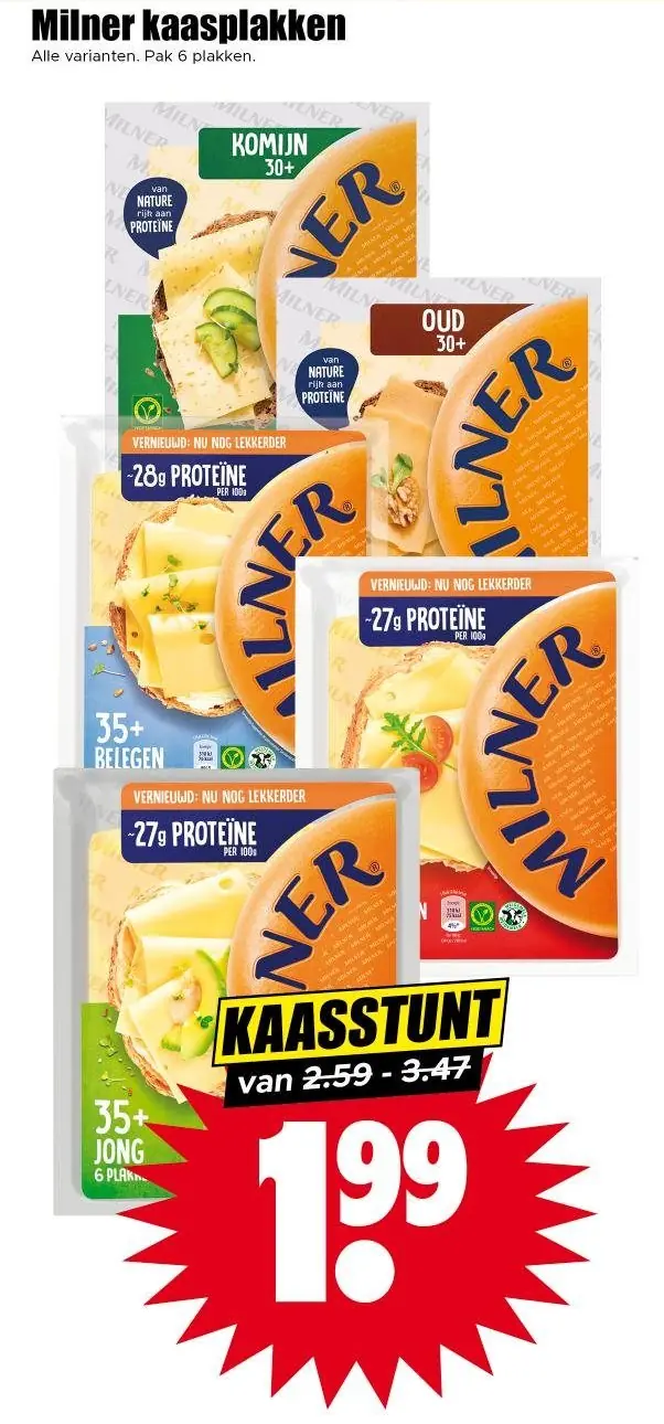 Milner kaasplakken