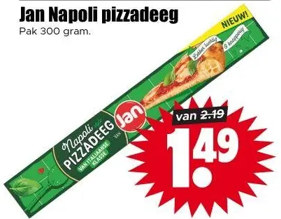 Jan Napoli pizzadeeg