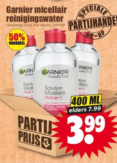 Garnier micellair reinigingswater