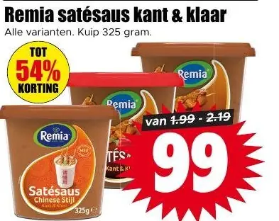 Remia satésaus kant & klaar