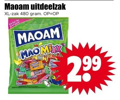 Maoam uitdeelzak