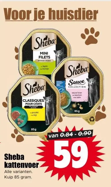 Sheba kattenvoer