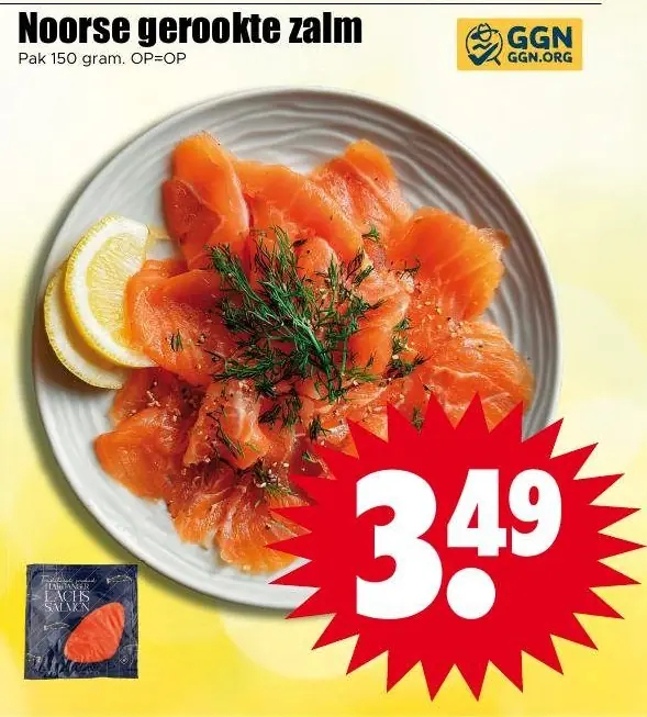 Noorse gerookte zalm