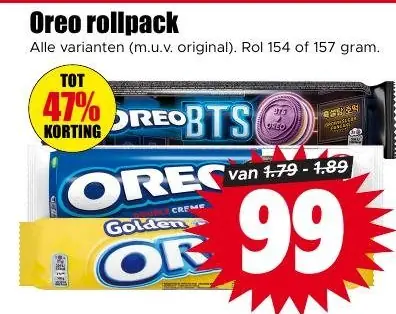 Oreo rollpack