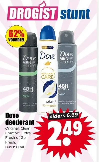 Dove deodorant