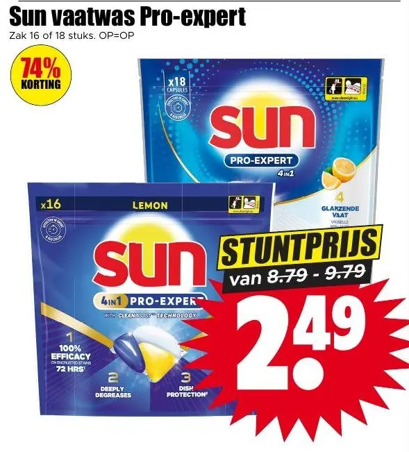 Sun vaatwas Pro-expert