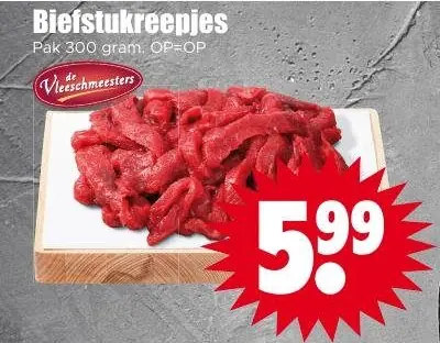 Biefstukreepjes