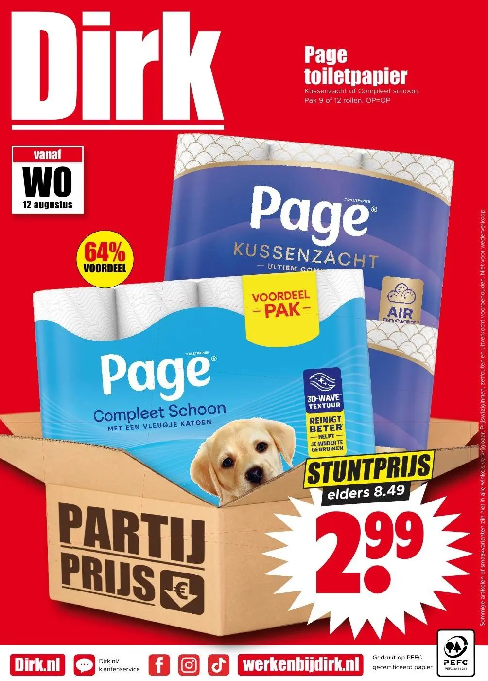 Page toiletpapier