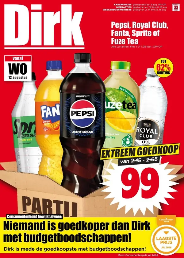 Cover van de Dirk van den Broek folder wo - do w33