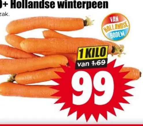 bio+ hollandse winterpeen