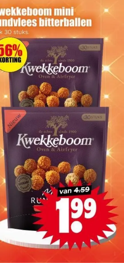 Kwekkeboom mini rundvlees bitterballen