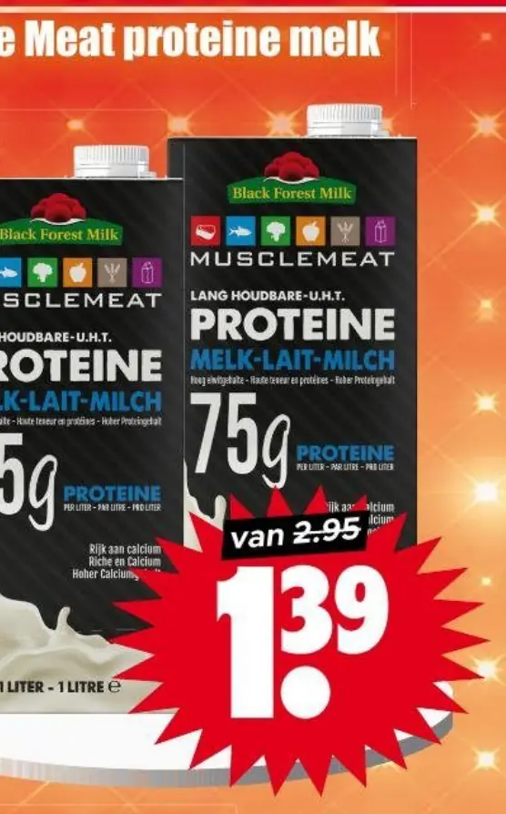muscle meat proteine melk
