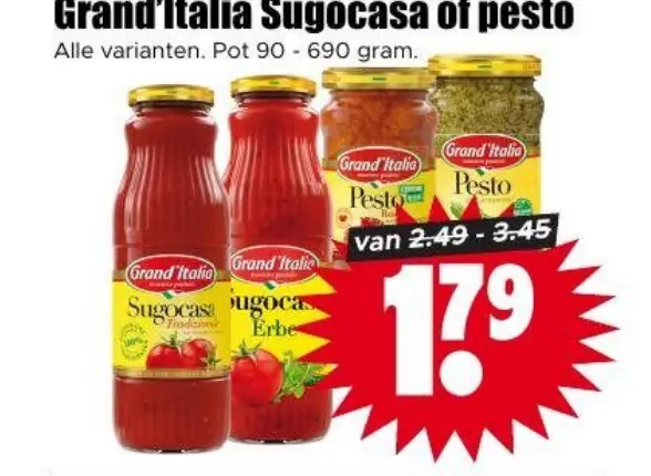 grand'italia sugocasa of pesto