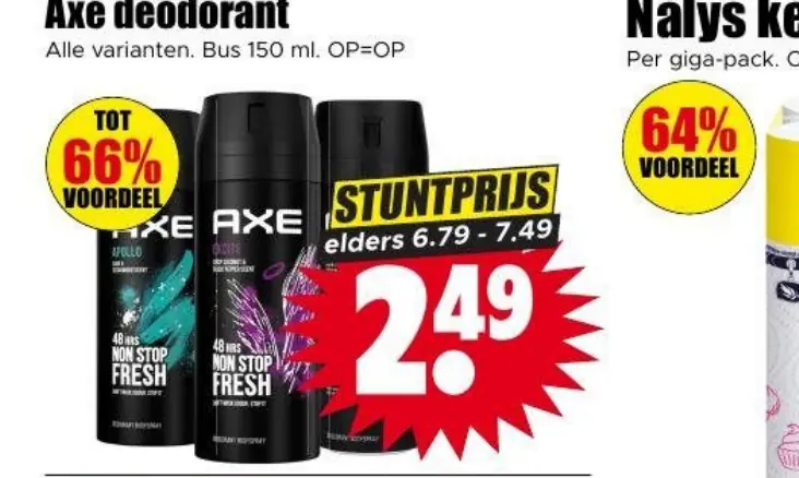 Axe deodorant