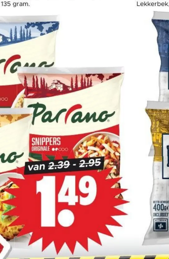 parrano rasp, snippers of mozzarella