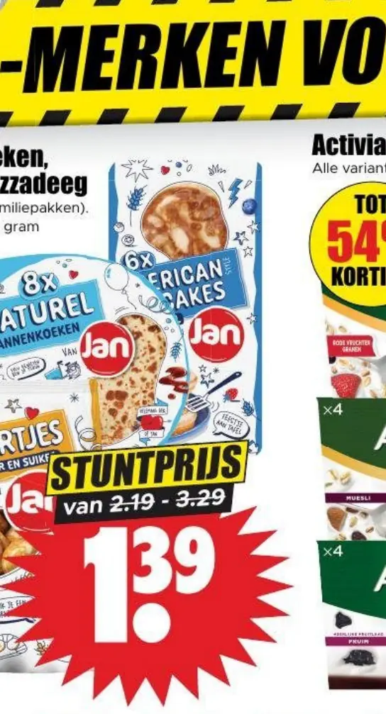 jan pannenkoeken, nofertjes of pizzadeeg