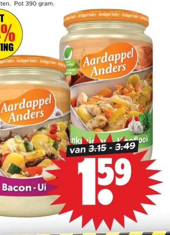 aardappel anders bacon - ui
