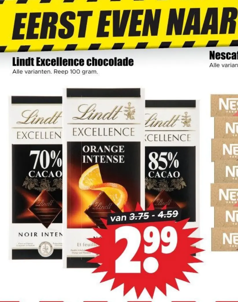 Lindt excellence chocolade