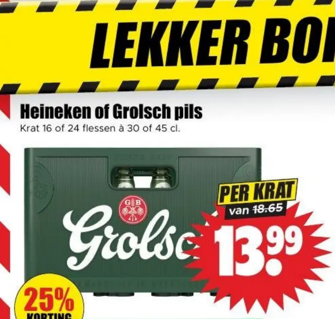 heineken of grolsch pils