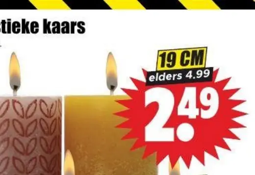 Bolsius rustieke kaars