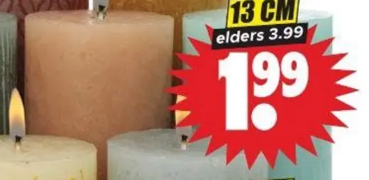 Bolsius rustieke kaars