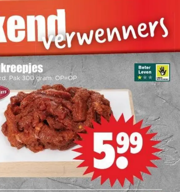 Vleekmeesters biefstukrepjes