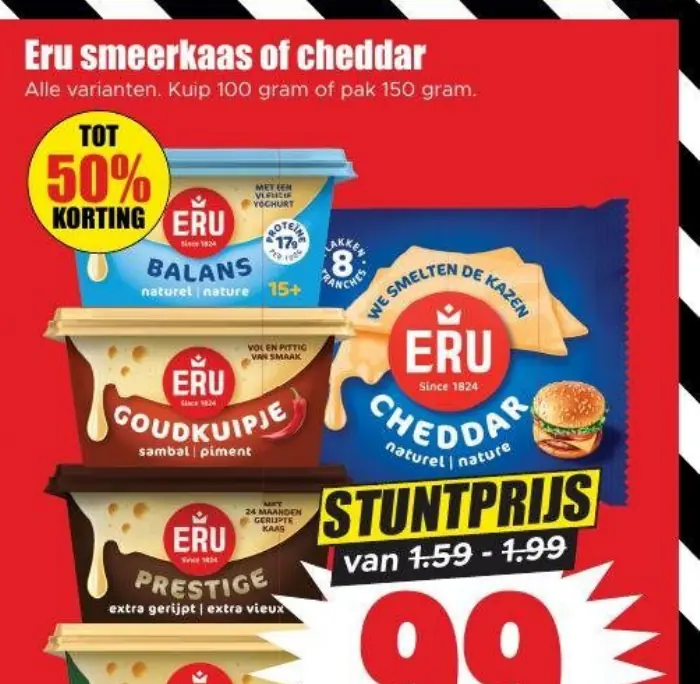 smeerkaas of cheddar