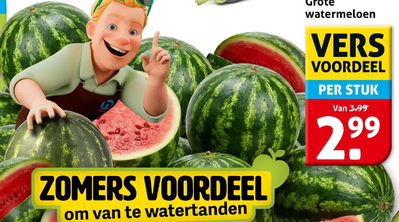Grote watermeloen