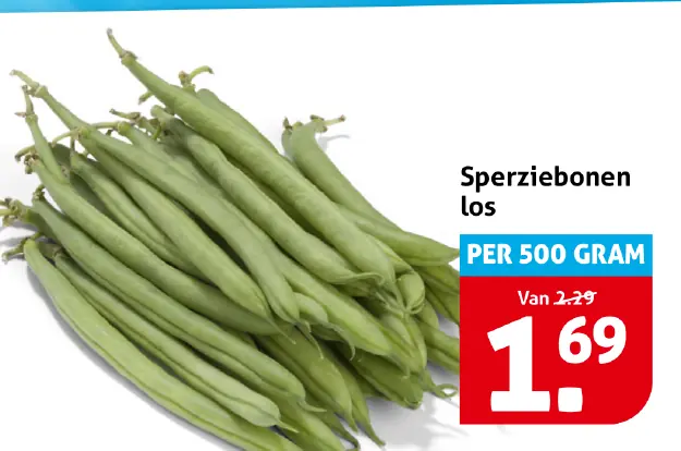 Sperziebonen los