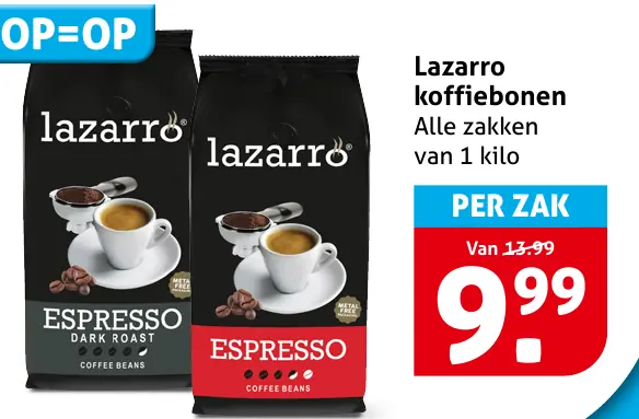 Lazarro koffiebonen